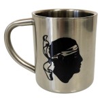 Tasse Tte de Maure Corse  Inox Double Paroi  200 ml