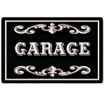Plaque de Porte en Mtal  Garage