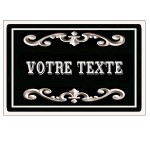 Plaque de Porte en Mtal personnalise