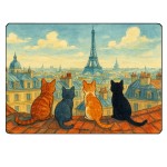Planche  dcouper en verre Chats de Paris