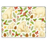 Planche  dcouper ours de Nol 28,5  20 cm
