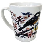 Mug Conique Msanges et Fleurs de Cerisier  350 ml