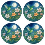 Set de 4 dessous-de-verre Colibri Lunaire