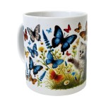 Mug en cramique Chat et Papillons  CBKration