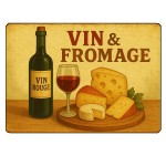 Planche  dcouper Vin et Fromage