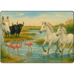 Planche  dcouper motif camargue Cbkreation