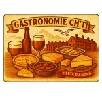 Planche  dcouper Gastronomie Chti  Fiert du Nord