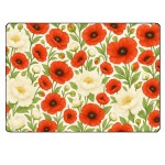 Planche  dcouper Coquelicots & Pivoines  28,5  20 cm