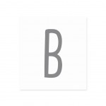 Sticker Lettre B pour composition de dcoration murale