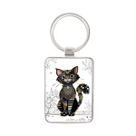 Porte-cls rectangulaire Chaton