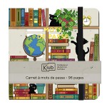 Carnet rpertoire  mots de passe  Chatons dans la bibliothque