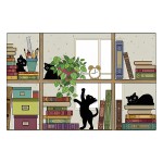 Set de table Chatons dans la bibliothque  Collection Bug Art