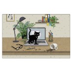 Set de table Chaton en tltravail  Collection Bug Art