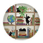 Presse-papier Chatons dans la Bibliothque