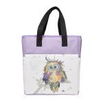Sac isotherme chouette violet Kiub 26 x 14,5 x 28,5 cm