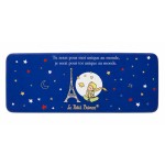 Bo�te � lunettes rigide Le Petit Prince bleue 16,3 cm