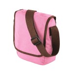 Petite sacoche bandouli�re rose chocolat Bag Base 23 cm