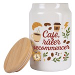 Pot � caf� en c�ramique Caf� r�ler recommencer � 650 ml
