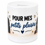 Tirelire homme pour mes petits plaisirs en c�ramique