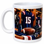 Mug passion football am�ricain 300 ml en c�ramique