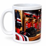 Mug passion hockey rouge et noir 300 ml en c�ramique