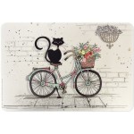 Set de table Chat sur vlo  Collection Bug Art