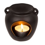 Brle-Parfum en Forme de Jarre Noire