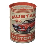 🏁 Tirelire en mtal Ford Mustang 1967  Baril Vintage
