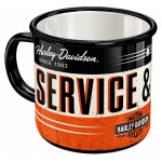 Tasse Harley-Davidson Service m�tal �maill� 360 ml