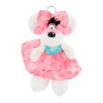 Porte-cl�s Peluche Diddlina Officiel en Polyester Recycl�