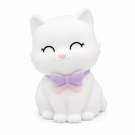 Veilleuse Led souple en silicone rechargeable - Lulu la chatte