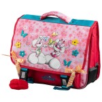 Cartable scolaire diddl et diddlina rose 38 cm