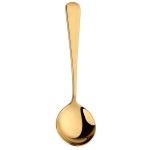 Cuillre Ronde en Inox Dor