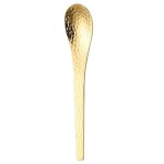 Petite Cuillre Martele en Inox Dor