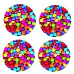 Set de 4 dessous de verres Bonbons by Cbkreation