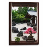 Cadre jardin zen japonais 60 x 40 cm en toile