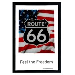 Miroir Route 66 Drapeau USA