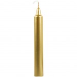 Bougie teinte 20 cm - Or