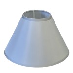 Abat-jour conique Gris Clair - 22 cm