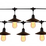 Guirlande lumineuse d'extrieur de 7 Mtres - Noir et Bronze