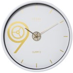 Horloge murale minimaliste blanche avec mcanisme silencieux 25.