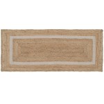 Tapis Ethnique en jute naturelle 170 x 70 cm