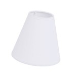 Petit abat-jour blanc � Hauteur 15 cm