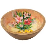 Coupelle dcorative en bois ronde Ananas - Allen Designs