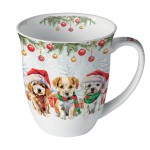 Mug en porcelaine Chiots de Nol  0,4 litre