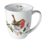 Mug en porcelaine Rouge-gorge  0,4 litre