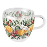 Tasse  Th Double Paroi Cheval  Bascule de Nol