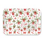 Plateau rectangulaire Nol Rubans et Houx  46,5 x 32,5 cm