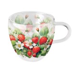 Tasse  Th Double Paroi  Fraises Dlicieuses