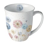 Mug pissenlits pastel en porcelaine fine 400 ml